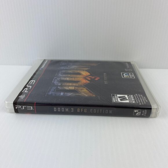 Doom 3 PS3 BFG Edition Video Game 2012 Case Booklet Disc Rated Mature - Picture 5 of 7